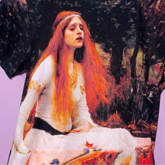 Blackmilk lady of the shalott dress fairycore cottage renaissance fairy painting - Picture 4 of 5